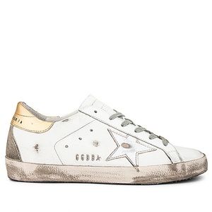Golden Goose Superstar Sneaker White, Silver, Gold Women’s , 39